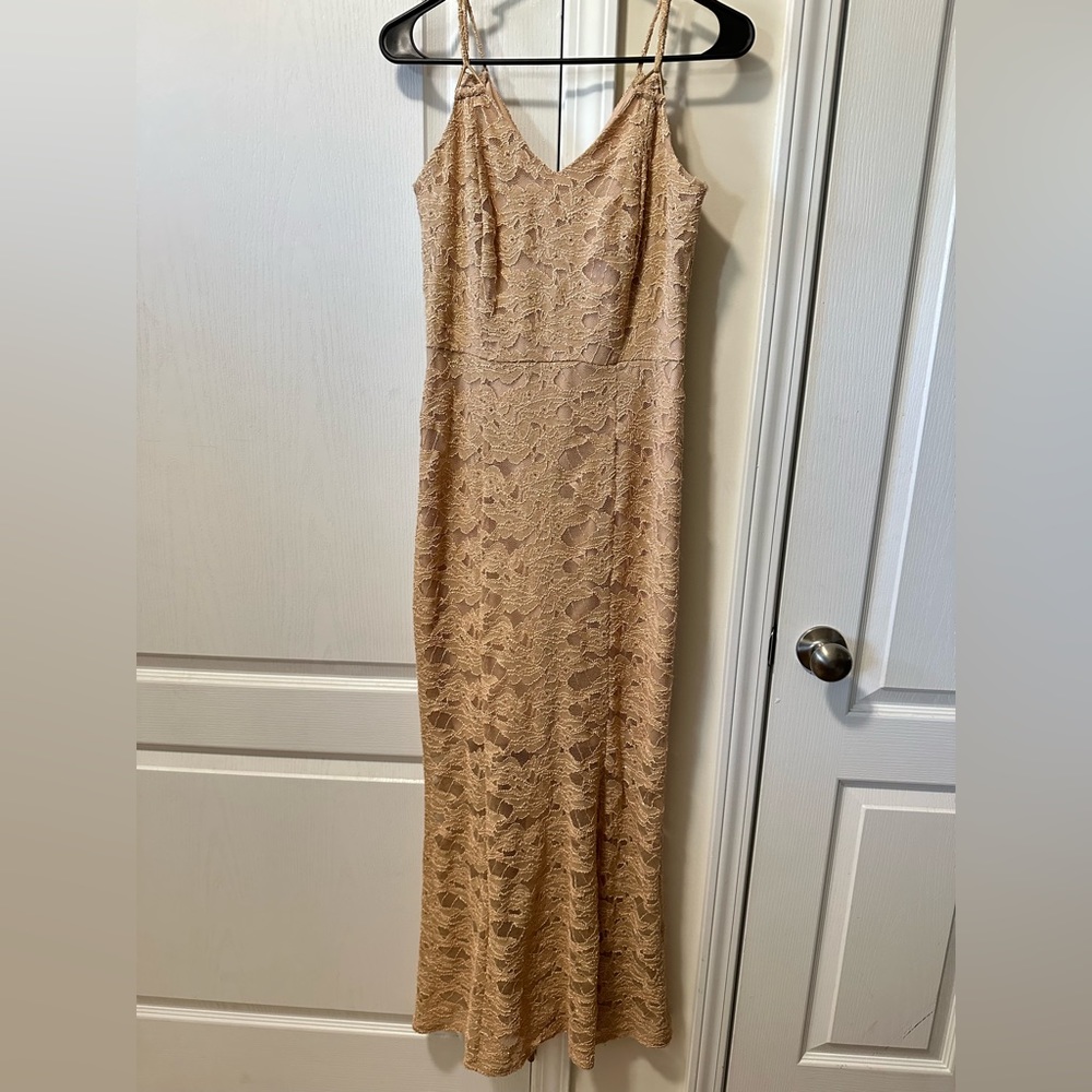 Bodycon Beige Dress